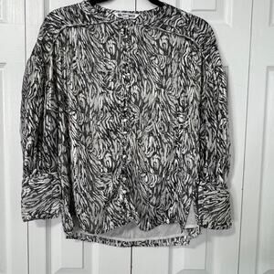 Walter baker zebra blouse Sz S